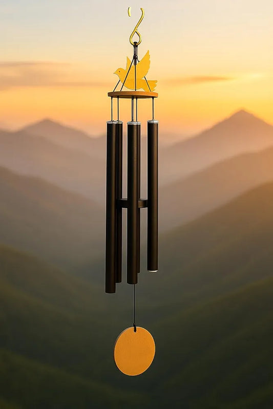 Paradigm Pictures Big Wind Chimes for Home Balcony Positive Energy 36" black
