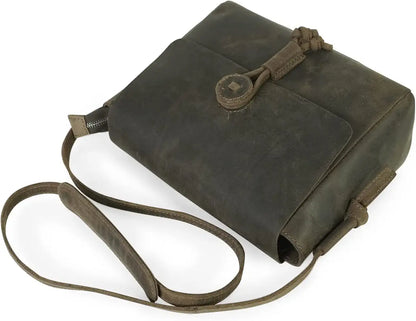 Goatter Hunter Leather 9" Inch Crossbody/Sling Messenger Bag For Girls And Womens, GTHT-17