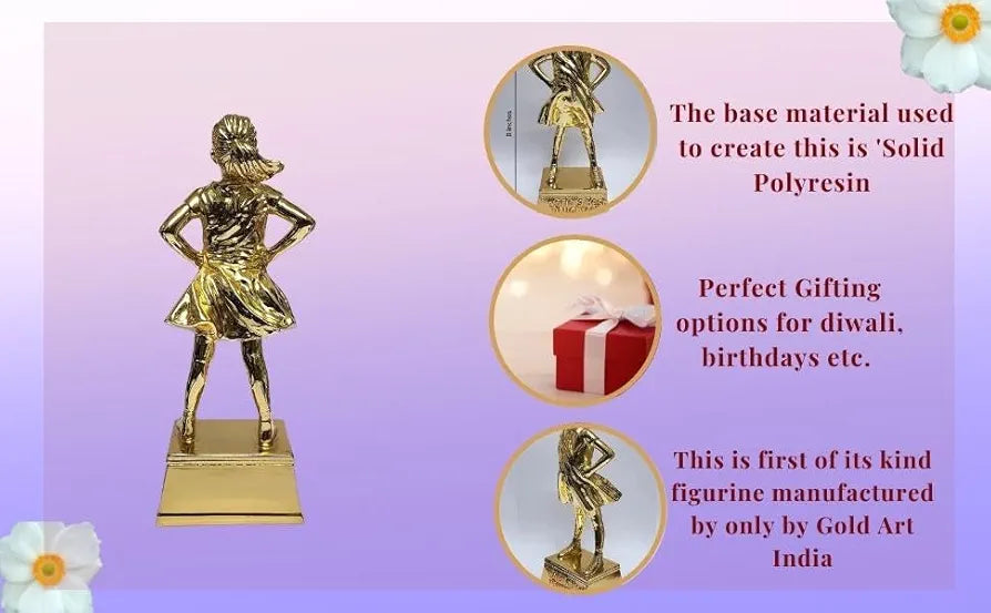 Gold Art India Gold Plated Figurine for Daughter World's Best Daughter
