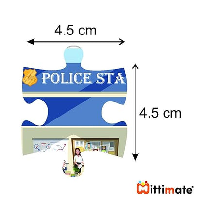 Mittimate Police Station Jigsaw Puzzle Game for Kids Age 4 to 6 Old I 36 Pieces Puzzle Toy