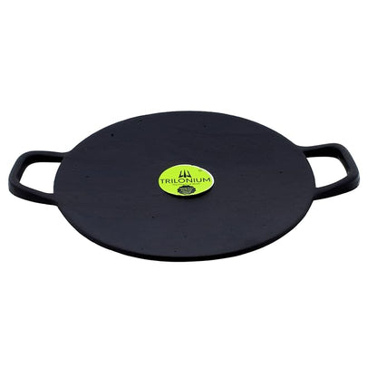 Trilonium Triple Seasoned Cast Iron Concave Roti Dosa Tawa 28 cms Weighs 2.5 kgs