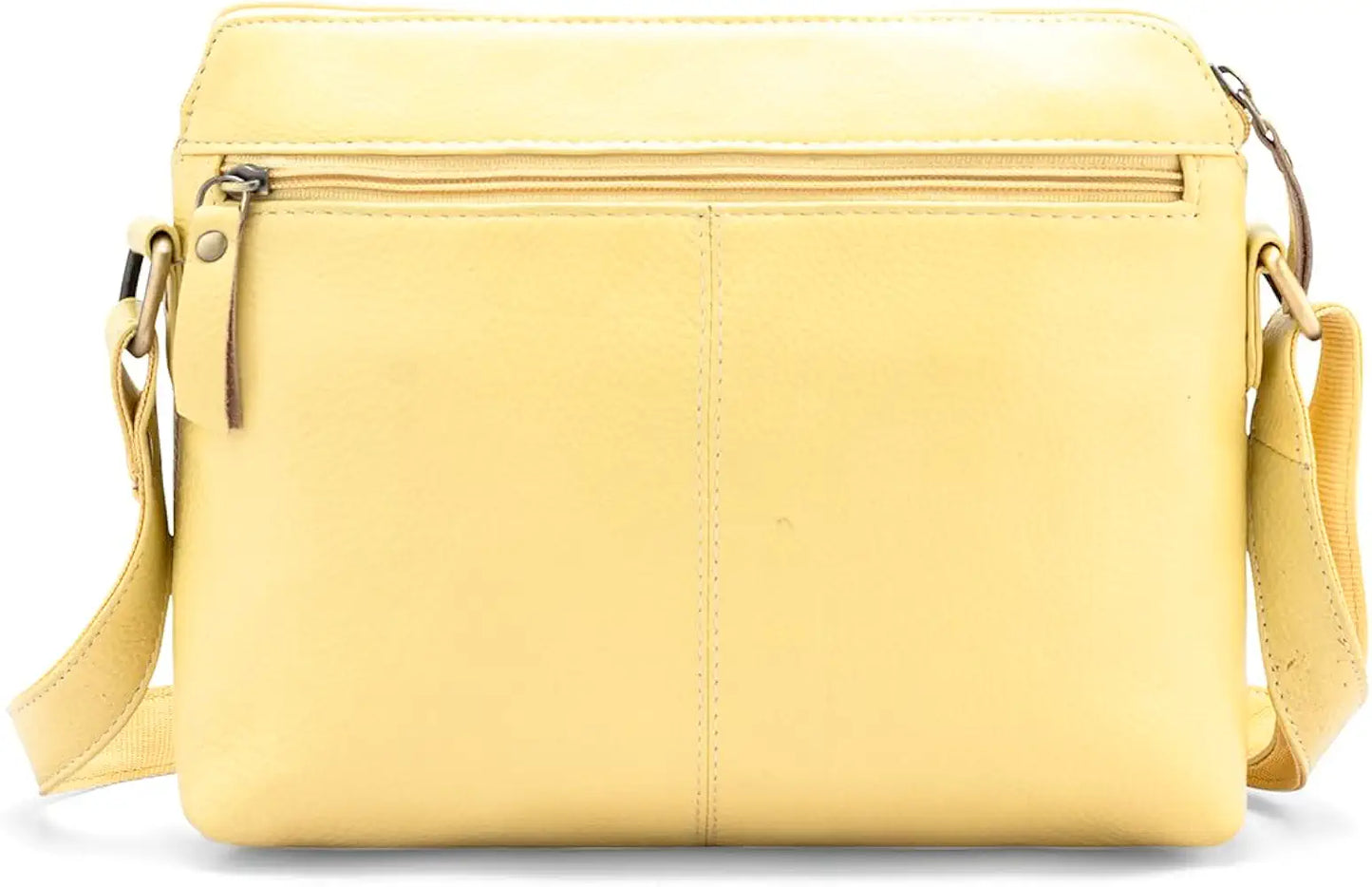 Goatter Genuine Leather 9" Inch Sling Cross-Body Bag For Women's