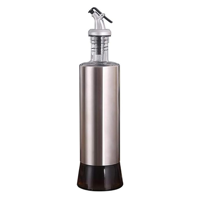 Spatlus Olive Oil Vinegar And Sauce Dispenser Bottle With Funnel 300 ml Each Bottle