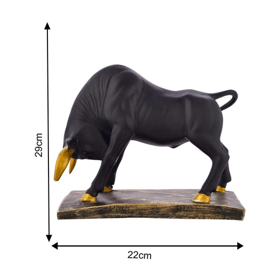 Antique Geometric Statue Bull Sculpture