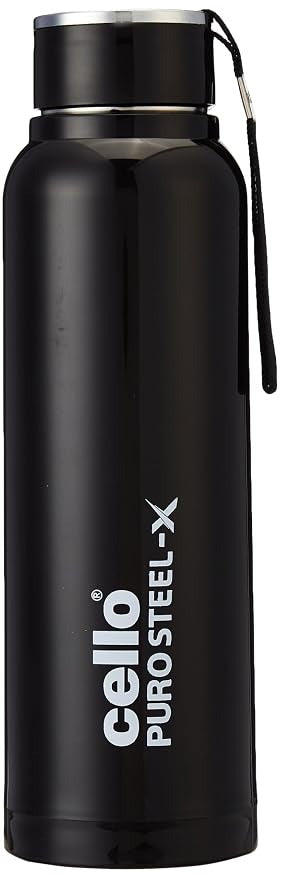 CELLO Puro Steel-X Benz 1200 Insulated Water Bottle For Office 970ml