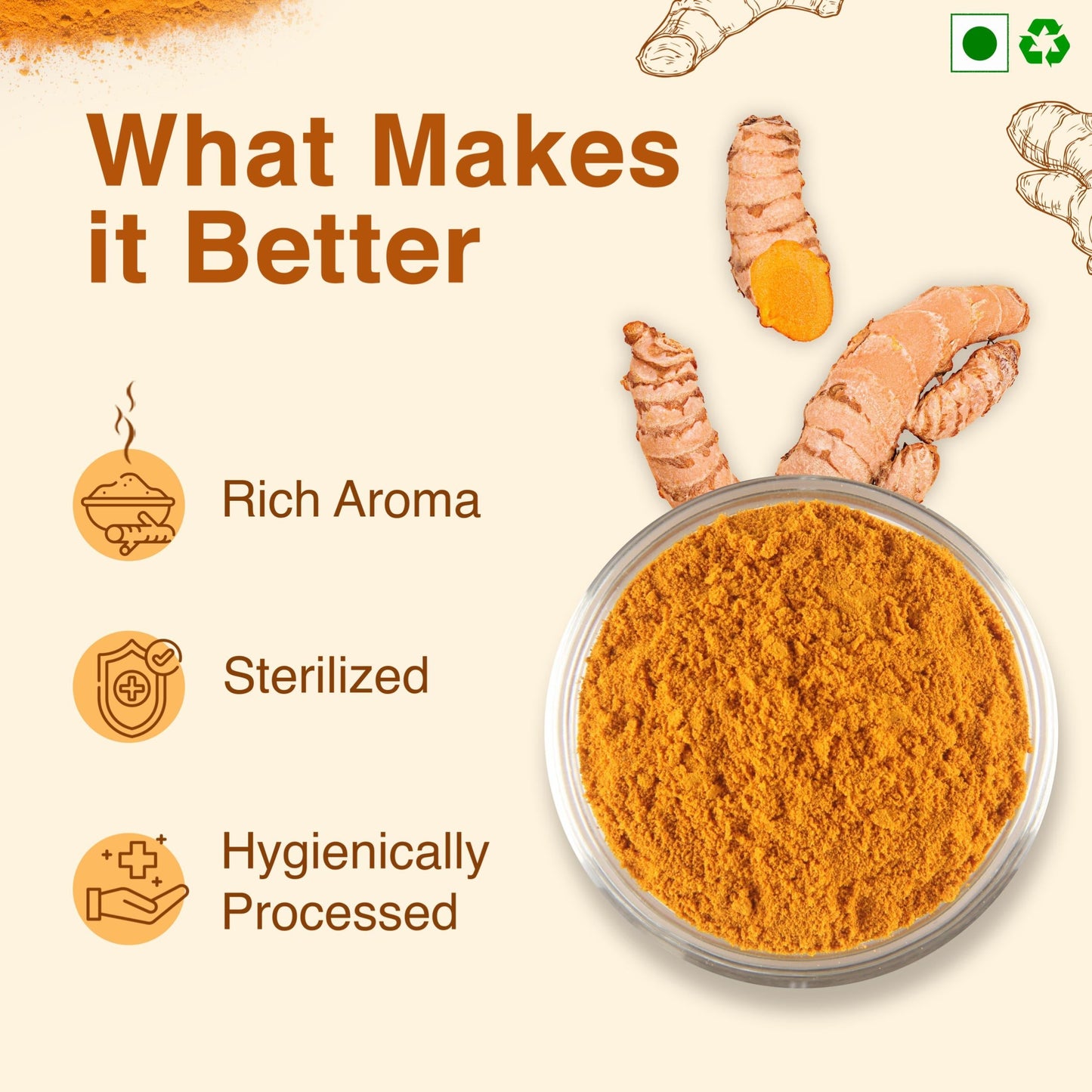 Turmeric Powder High Curcumin