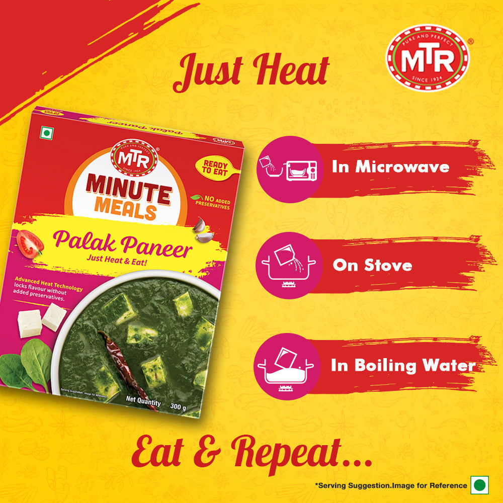 MTR Ready to Eat Palak Paneer 300 g