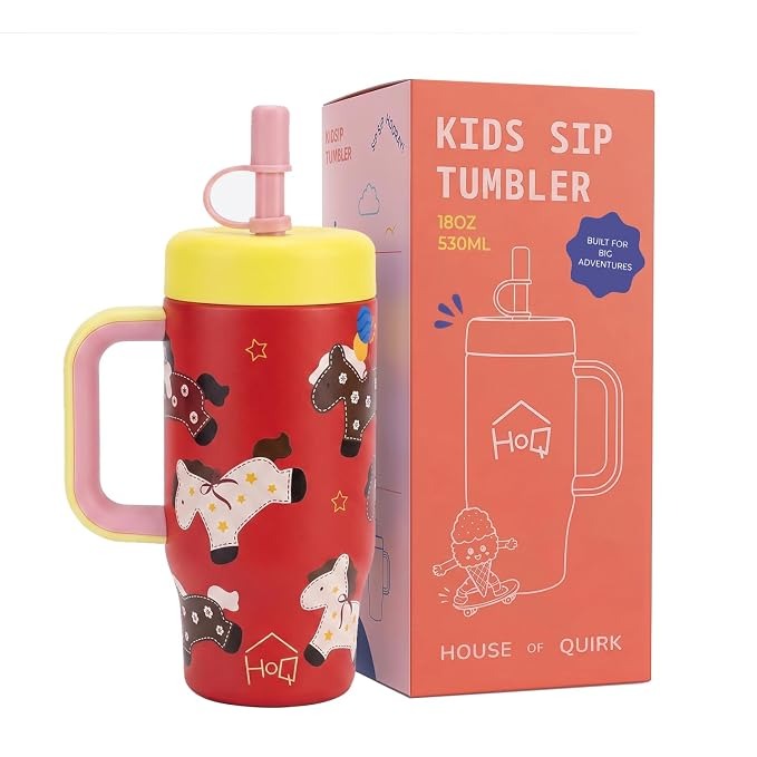 House of Quirk 530ml Kids Tumbler - Starpony