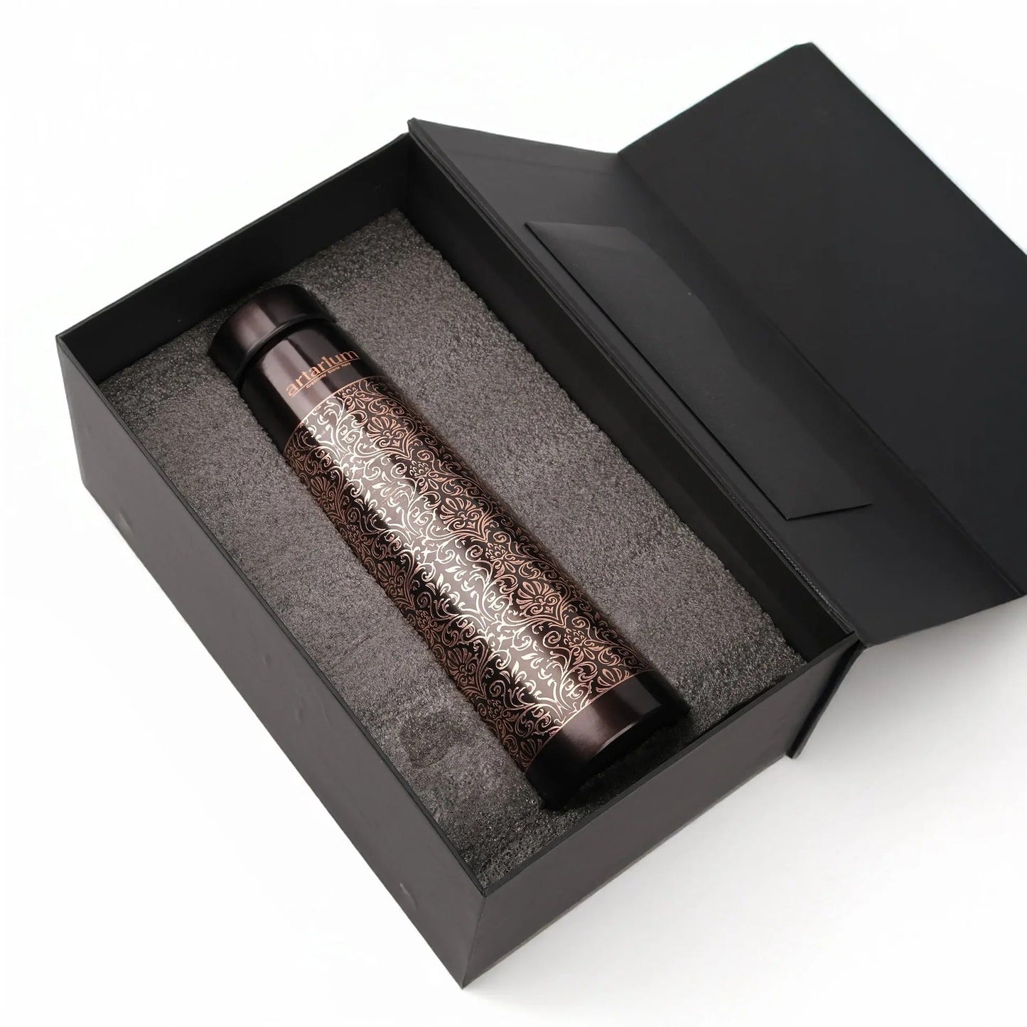 Artarium Antique Etching Copper Bottle with Gift Box 1L