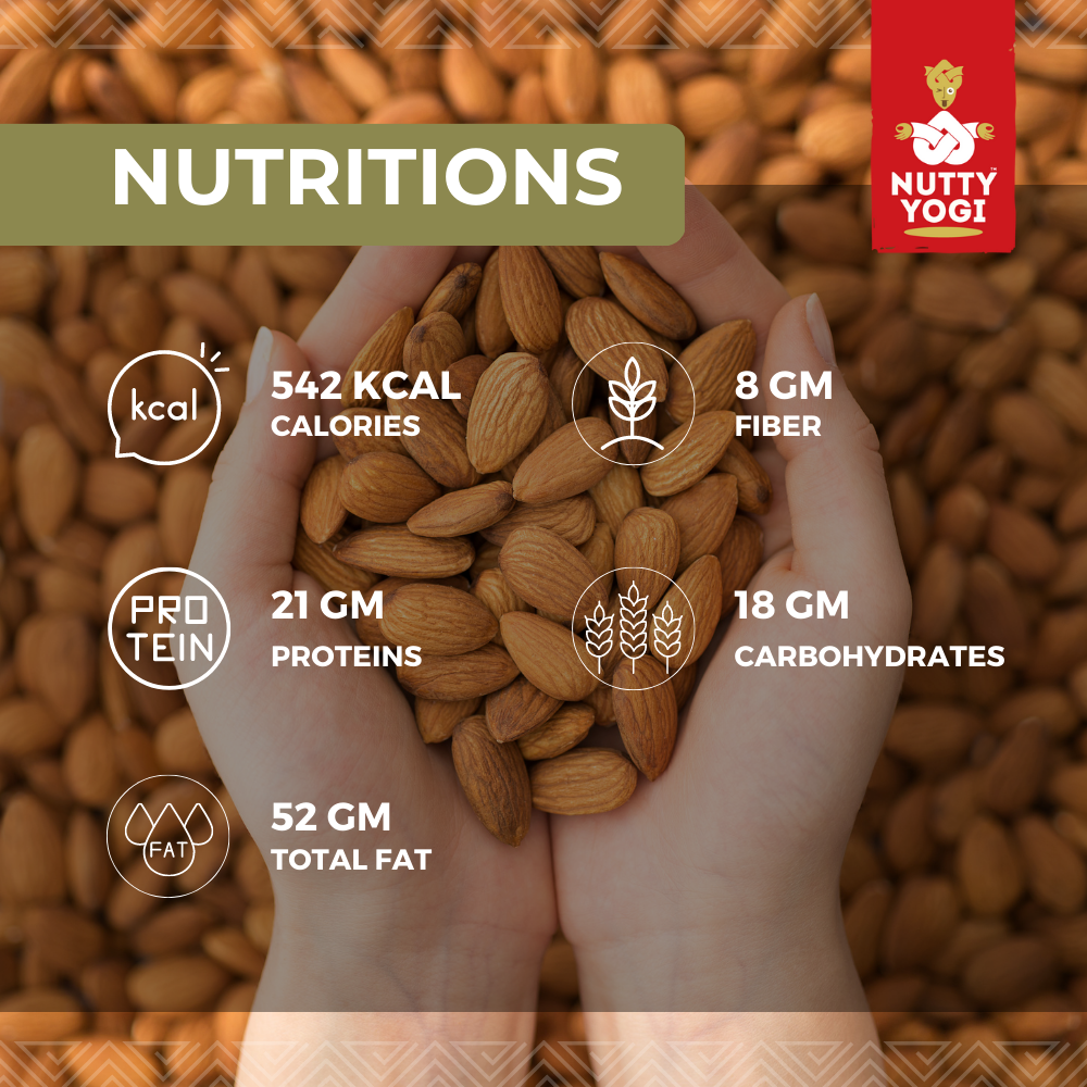 Nutty Yogi Premium Californian Almonds
