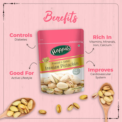 Happilo Premium Oven Roasted & Salted Pistachios