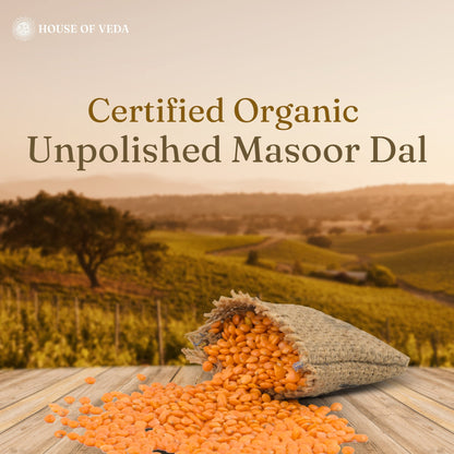 Organic Masoor Dal 500g