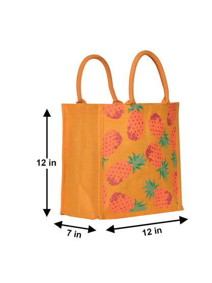 Jute Cottage Pineapple Print Lunch Bag