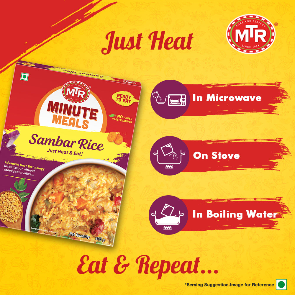 MTR Ready to Eat Sambar Rice 300 g