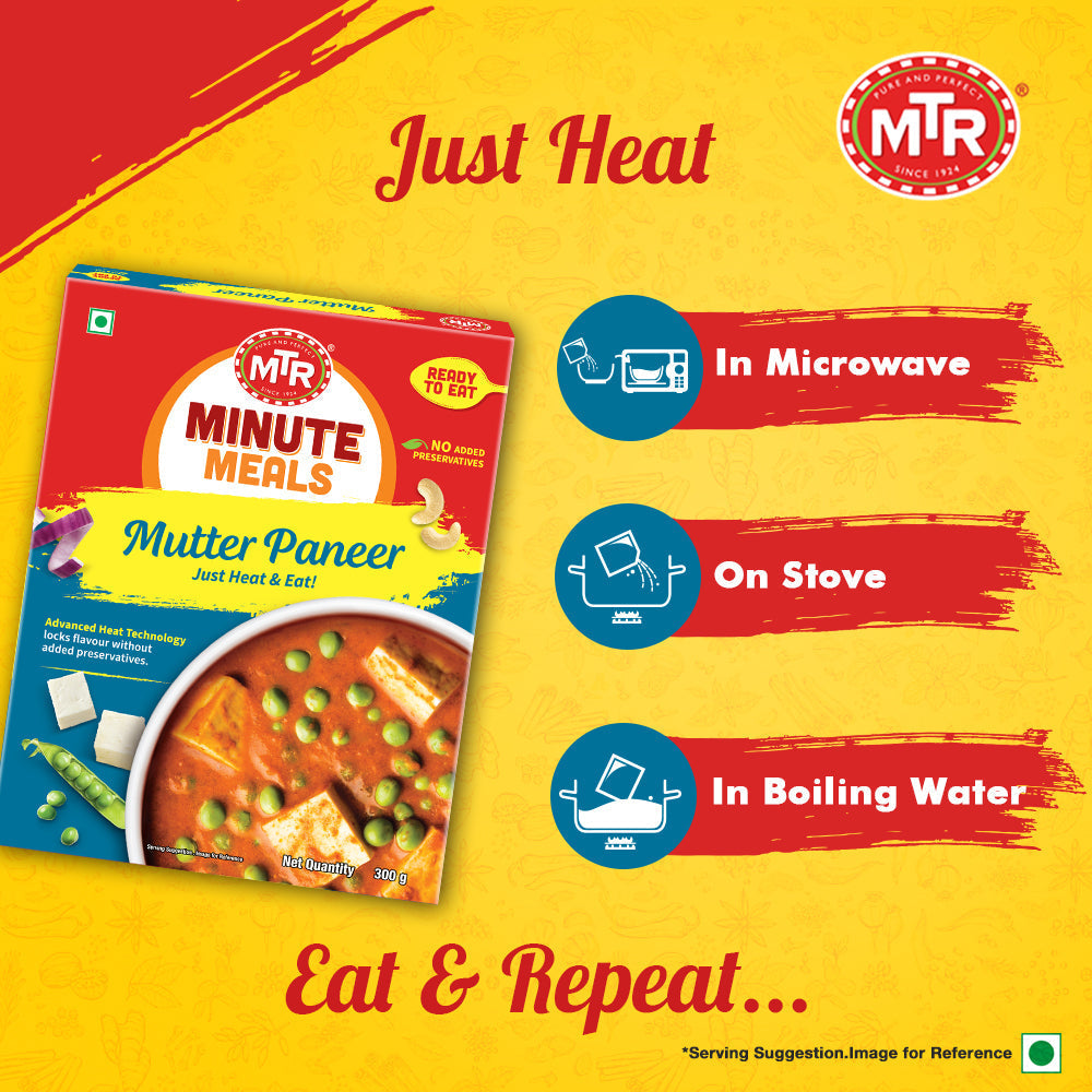 MTR Ready to Eat Mutter Paneer 300 g