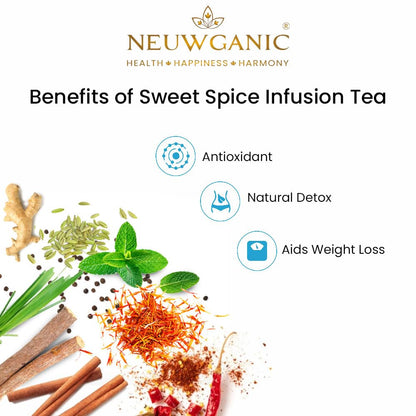 Neuwganic Sweet Spice Infusion Tea - 25 Grams