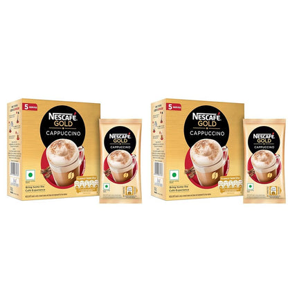 Nescafe Gold Cappuccino Instant Coffee Powder - 125 gms (pack of 2)