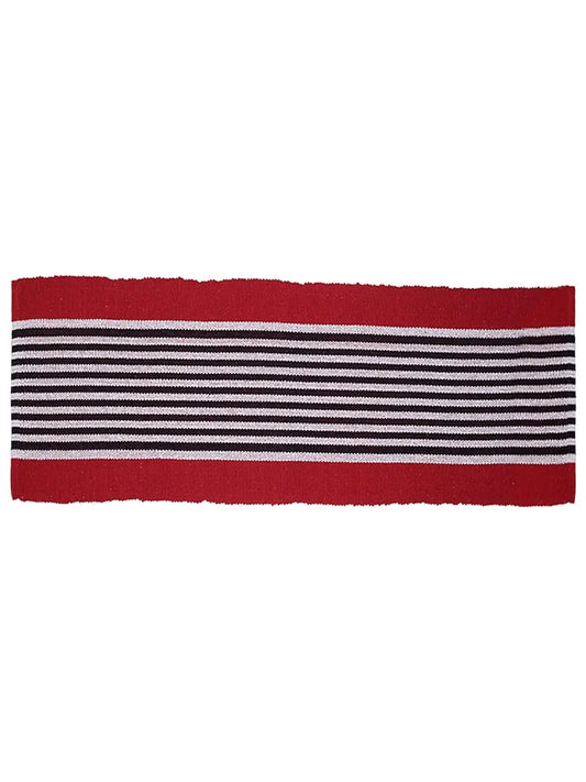 Saral Home Stripe Designer Soft Cotton Durable & Washable Multipurpose Runner