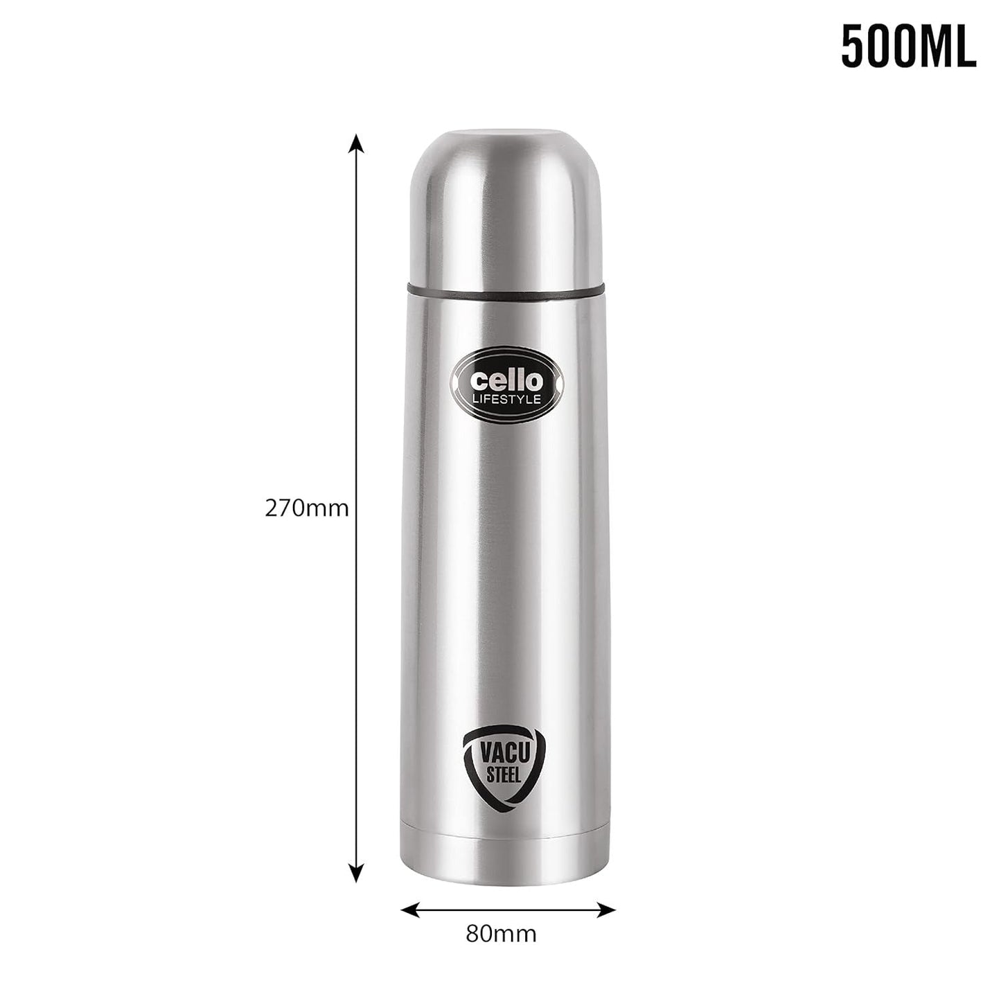 CELLO Lifestyle Insulated Stainless Steel Flask Water Bottle