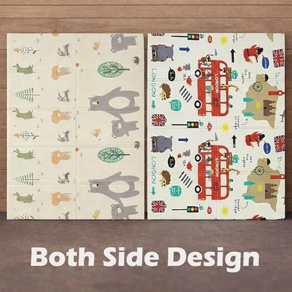 Tarkan Extra Large Reversible Baby Play Mat Crawling Foldable Foam Mat