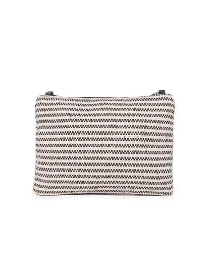 Astrid Handmade Macrame Flap Over Sling Bag For Girls And Women Colour Grey