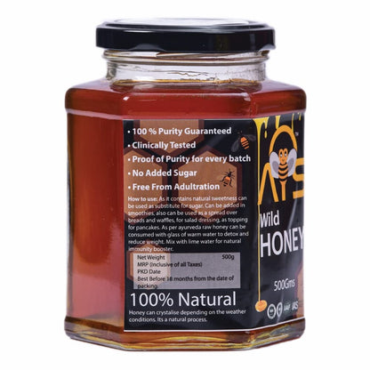 ATS Natural Pure Wild Honey - 500 gms