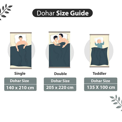 Divine Casa 120 GSM Microfiber Single Kids Dohar Soft & Lightweight Throw Blanket Moroccan Pattern Colour Caviar