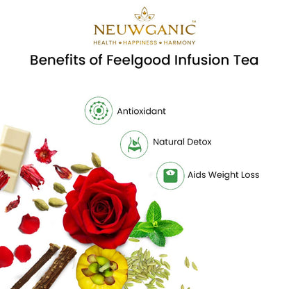 Neuwganic Feel Good Infusion Tea - 100 Grams