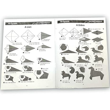 Toykraftt Origami In The Jungle Craft Activity Kit For Kids Aged 5 Years To Adults