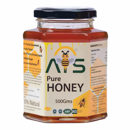 ATS Natural Pure Multifloral Honey - 500 gms