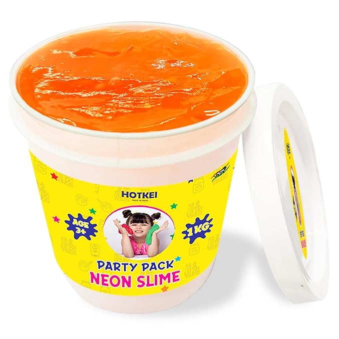 Hotkei Party Pack Neon Slime - 1000 gms