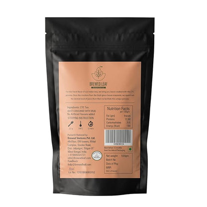 Brewed Leaf Natural and Fresh Exotic Dooars CTC Tea - 500 gms