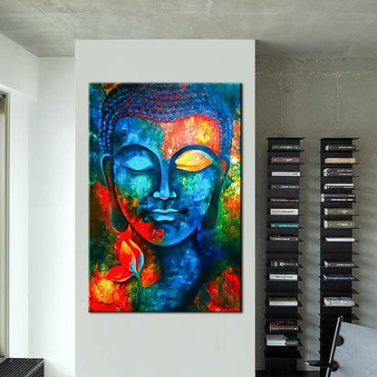 Tulip N Turtle Buddha Da Vinci Premier Series Tube Packing 36 Colours Diy Paint by Number Kit for Adults Beginner Wall Decoration