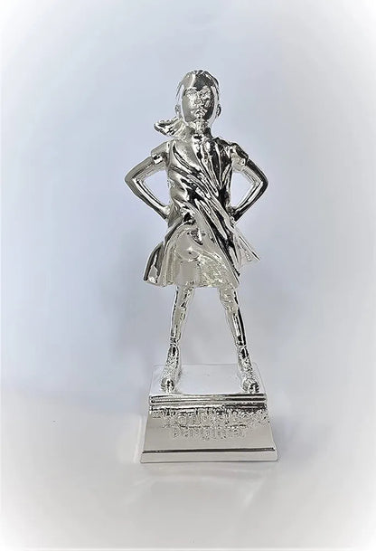 Gold Art India Daughter Figurine Silver Plated World's Best Daughter