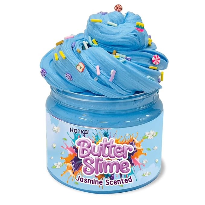Hotkei Jasmine Scented Butter Slime for Kids 3 to 10 Years - 150 gms