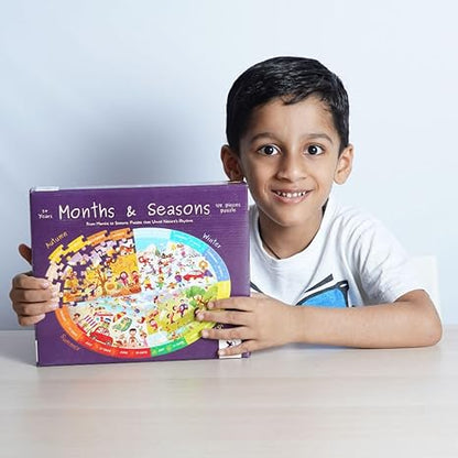 Toykraftt Toddler Puzzles For Boys And Girls Educational Games Four Seasons Puzzle