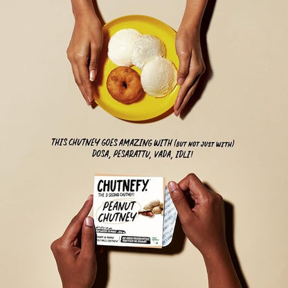 Chutnefy - 5-Second Instant Peanut Chutney - 120 ml Each (Pack of 4)