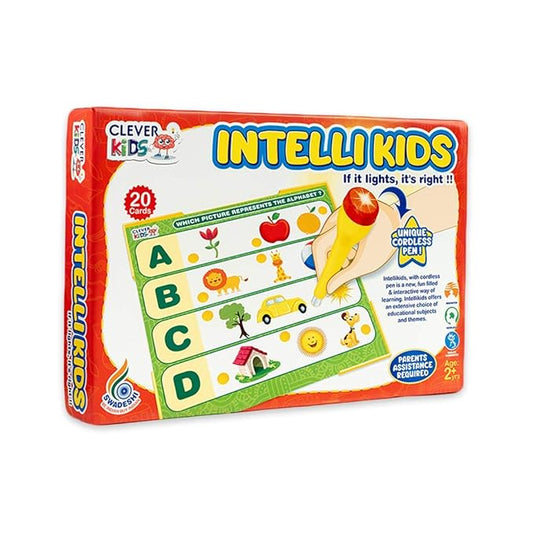 Ratna's Intellikids Electro Game | 10 Double Sided Printed Cards | If It Lights Its Right