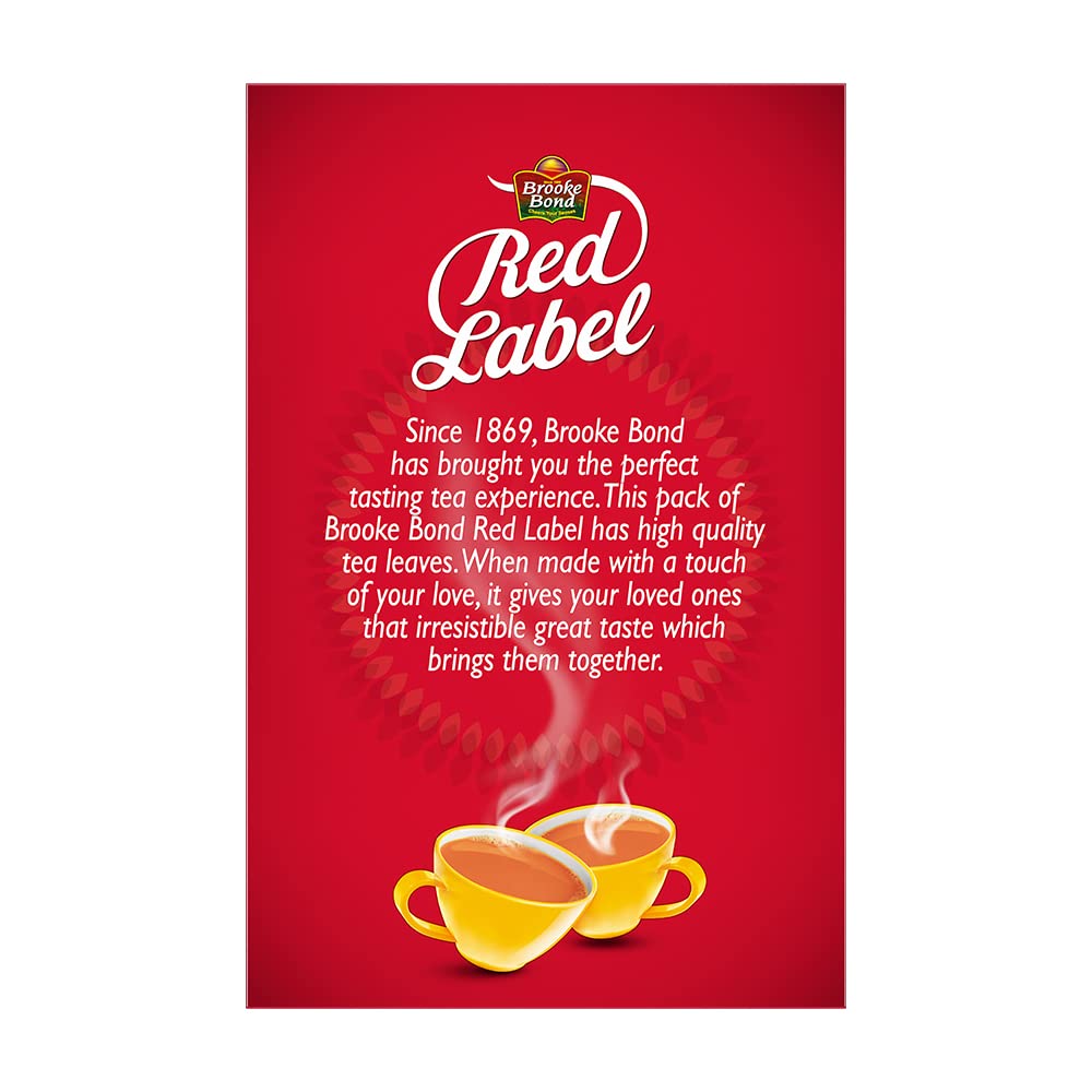 Brooke Bond Red Label Natural Care Tea Ginger - 250 gms