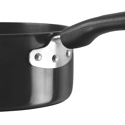 Vinod Black Pearl Hard Anodised Saucepan 1.7 litres | 16cm