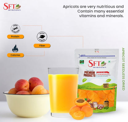 Sft Apricot Seedless Dried - 200 gms