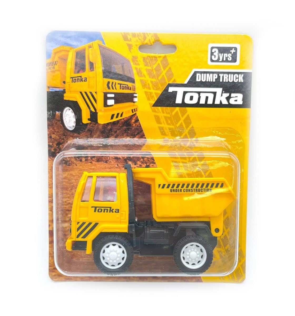 Centy Tonka Dump Truck Toy in Pull Back Action for 3Y+ Yellow Colour