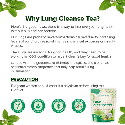 Rootcare Organics Lung Cleanse Tea - 100 gms