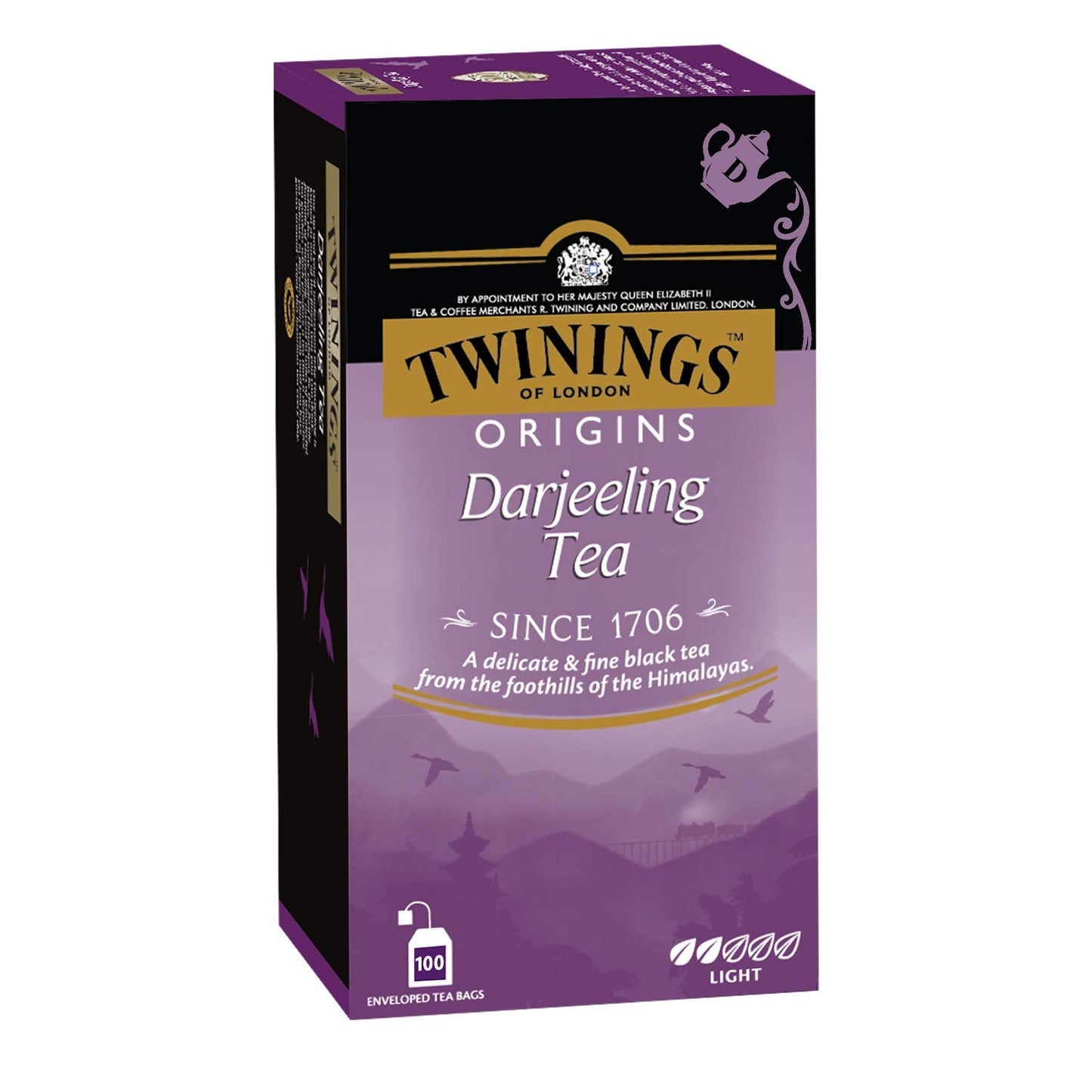 Twinings Darjeeling Premium Black Tea 100 Teabags - 200 gms