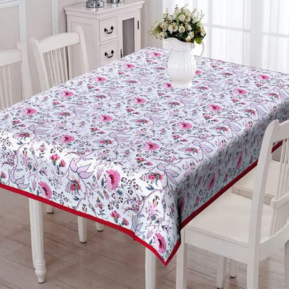 Texstylers Pure Cotton Jaipuri Print 54x78 Inches 6 Seater Dining Table Cloth Cover Rectangular 16