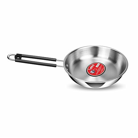 Camro Triply Artisian Mini Fry Pan 11 No 850 Gms Steel Pan Omelette Pan Induction Friendly