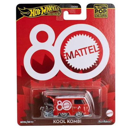 Hot Wheels Toy Van Premium Mattel 80th Volkswagen Kool Kombi 1:64 Scale
