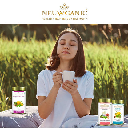 Neuwganic - De-Stress Indian Natural Wellness Tea - 100 Grams