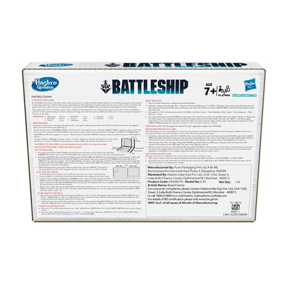 Hasbro Gaming Battleship Board Game Classic Strategy Play for Kids