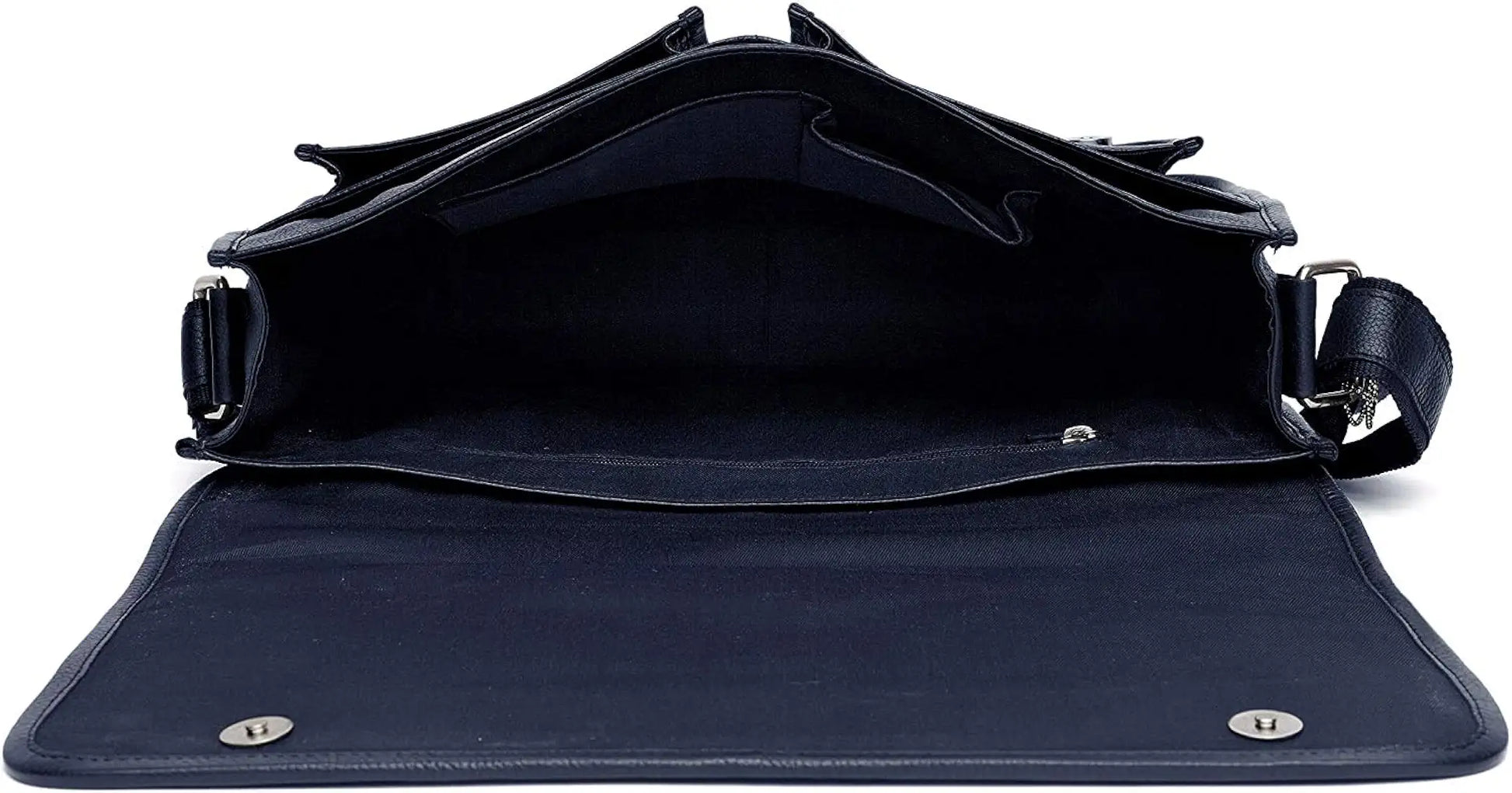WildHorn Urban Edge100% Leather Laptop Messenger Blue Men's Bag 
